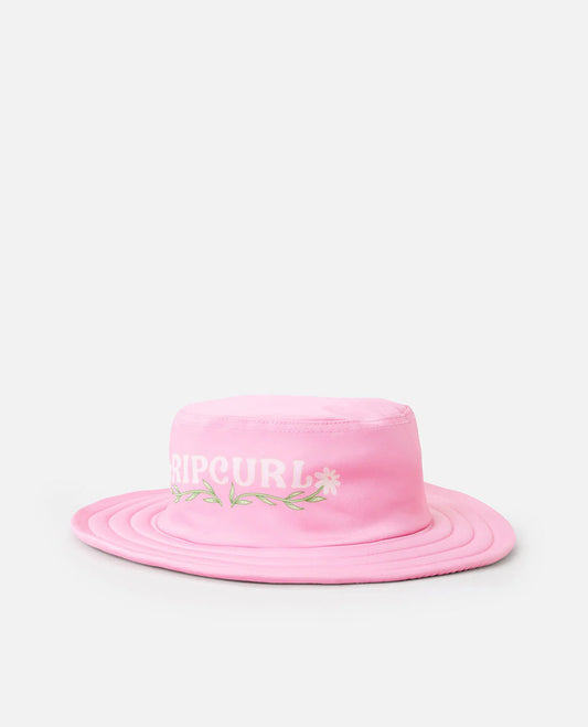 Mixed Swim UPF50 Bucket Hat - Kids - Bright Pink