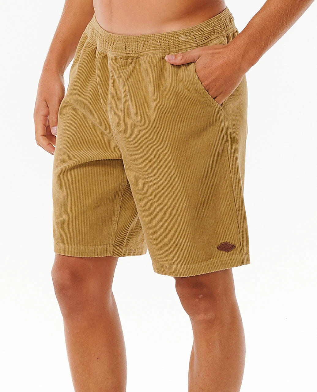 Classic Surf Cord Volley Short - Dark Khaki