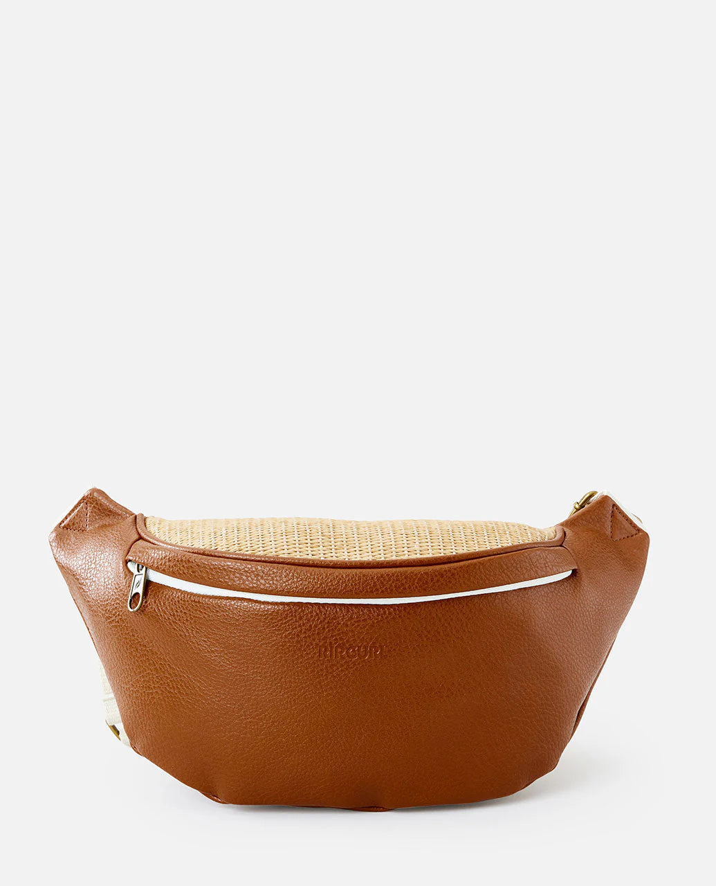 Premium Straw Crossbody Sling Bag - Natural