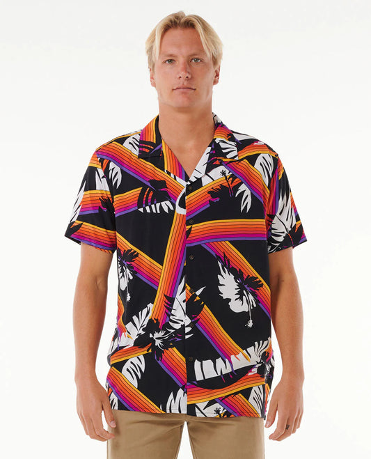 Surf Revival Hoffman Short Sleeve Shirt - Black