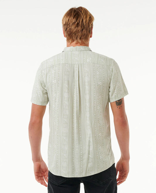 Fun Times Short Sleeve Shirt - Mint Haze