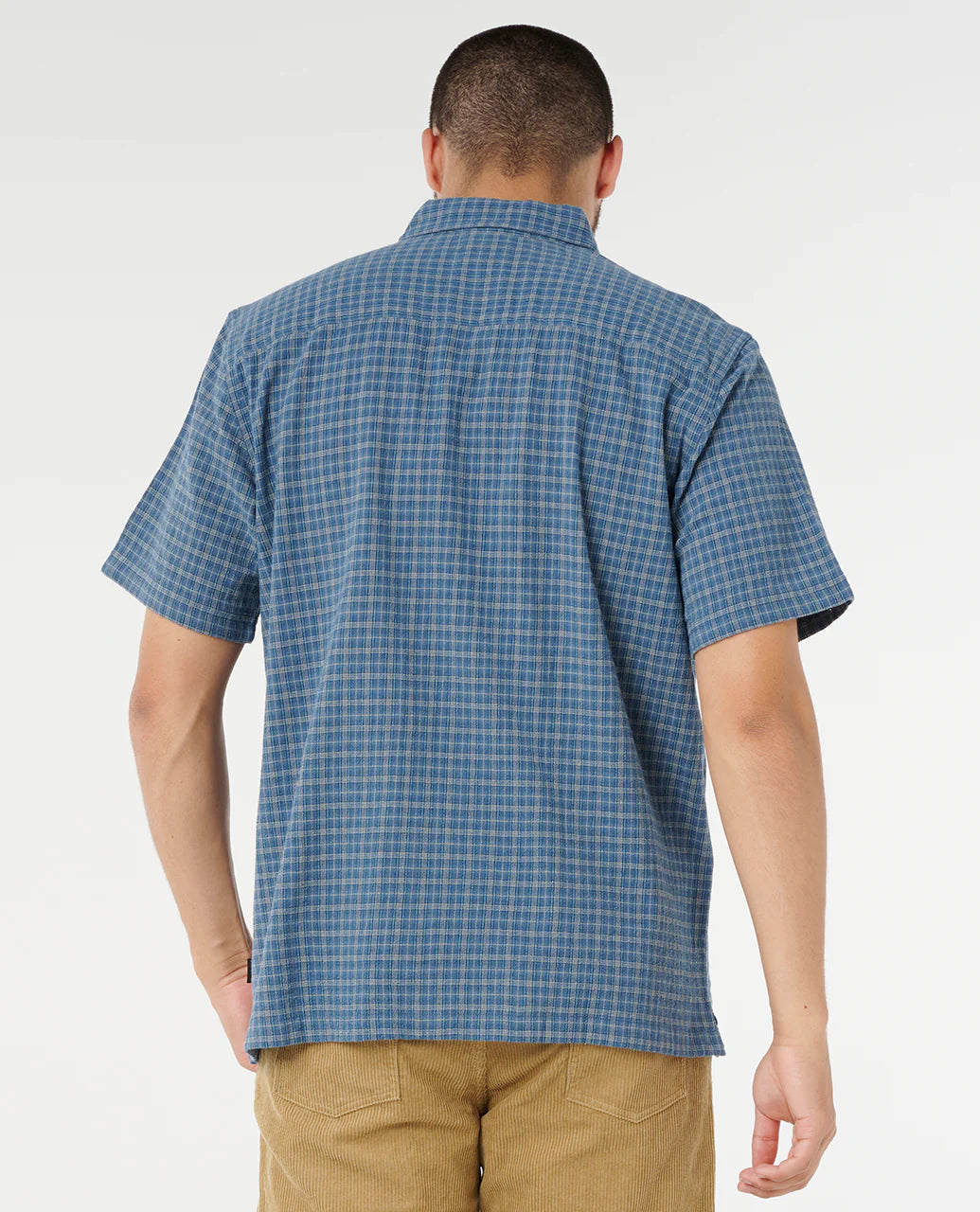 Classic Surf Check Short Sleeve Shirt - Bluefin