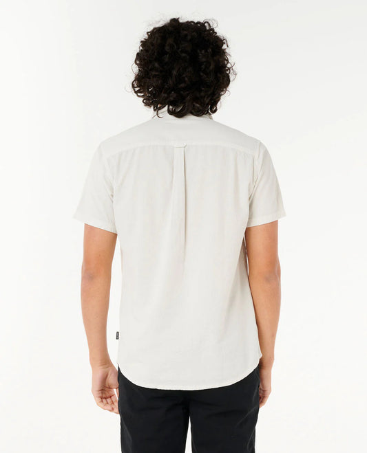 Classic Surf Washed Short Sleeve Shirt - Iced Grey