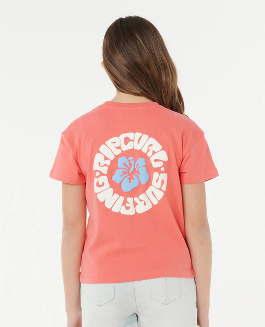 Luxe Surf Relaxed Tee - Girls (8-16 years) - Watermelon