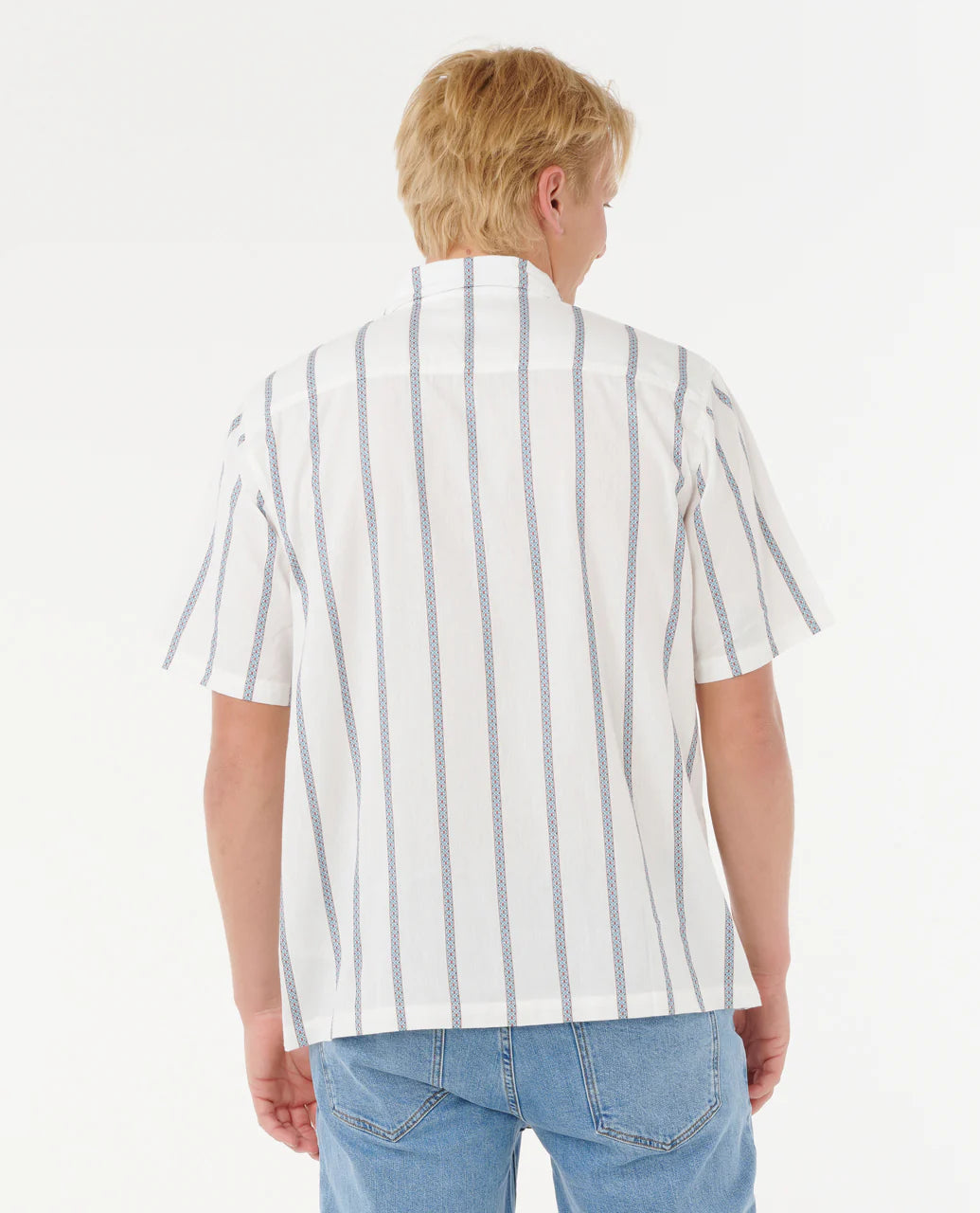 Classic Surf Stripe Short Sleeve Shirt - Bone
