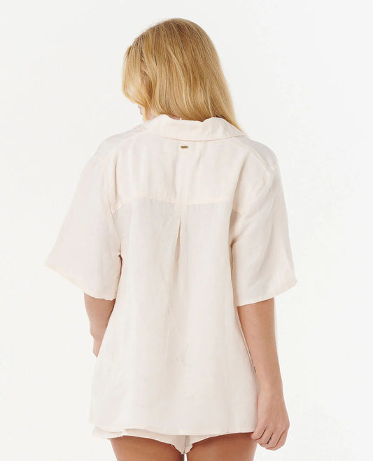 Oceanic Embroidered Shirt - Shell