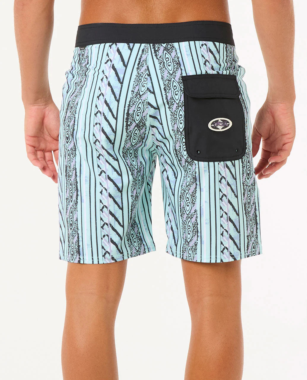 Mirage Heritage Vert 19" Boardshorts - Aqua