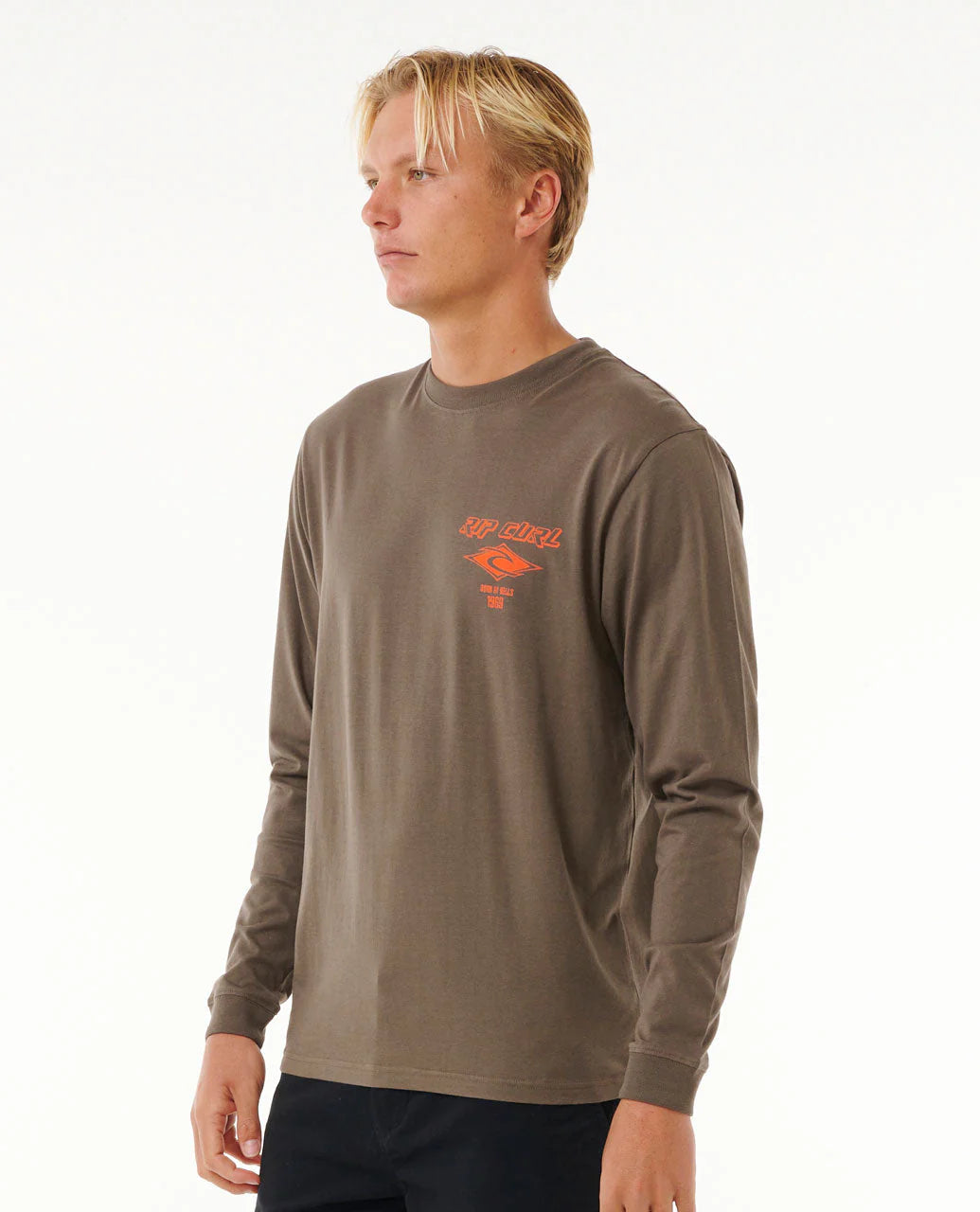 Fade Out Icon Long Sleeve Tee - Rock