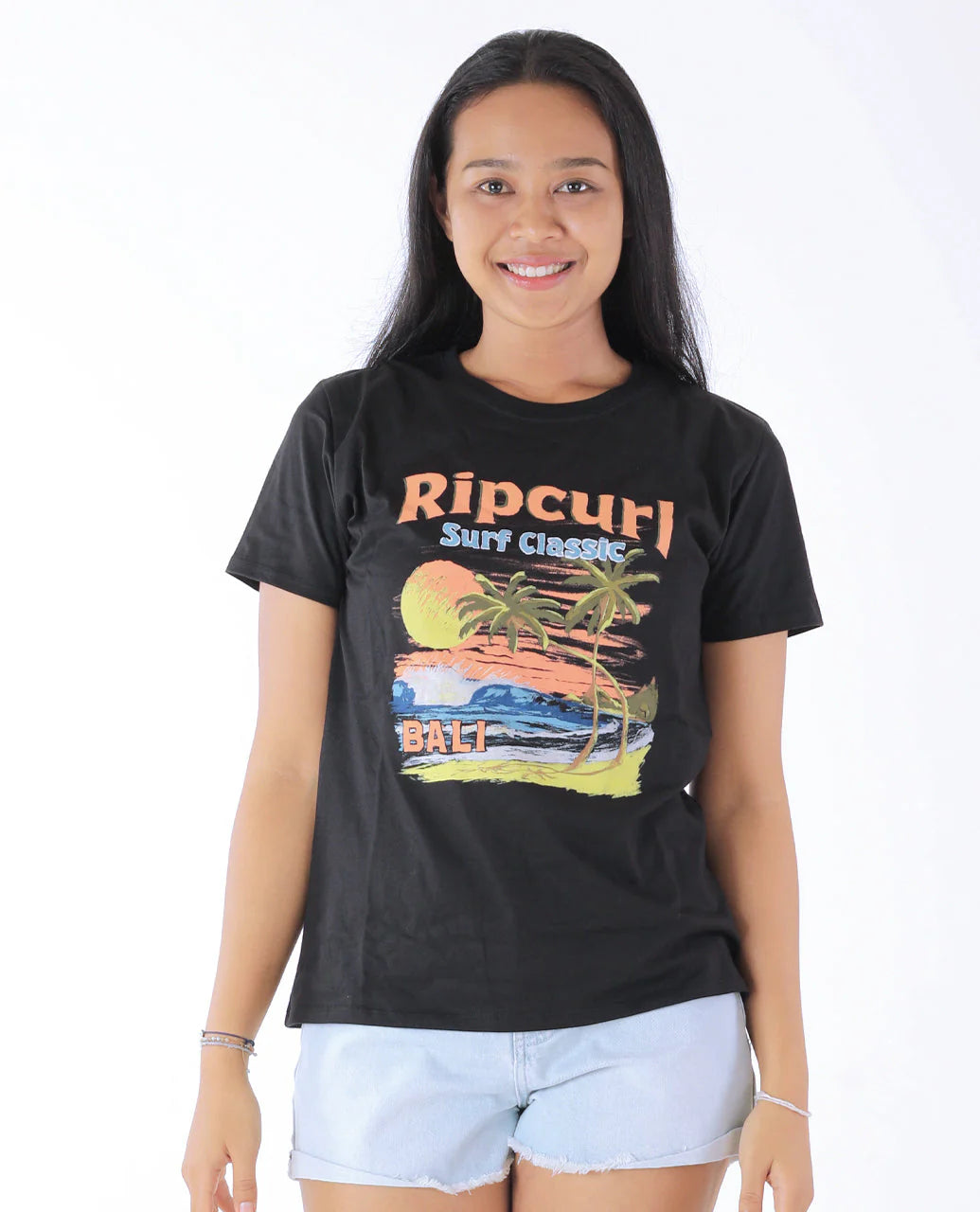 High Tide Scenic Standard Tee - Washed Black Bali