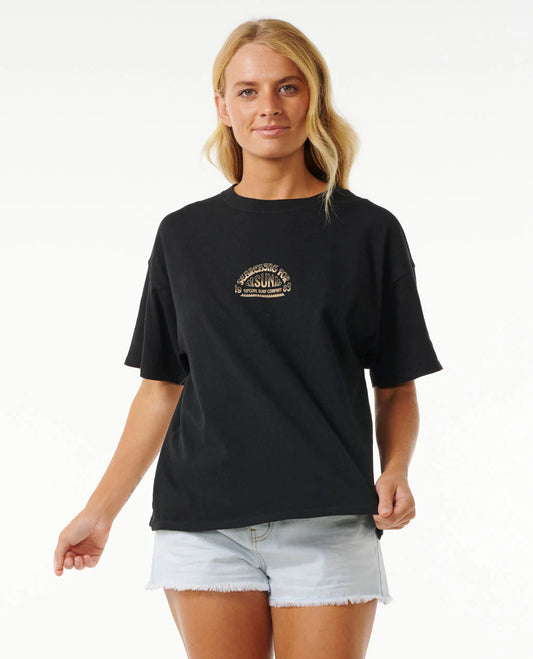 Cosmic Summer Heritage Tee - Black