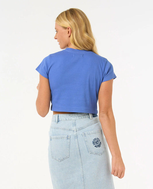 San Carlos Baby Tee - Ocean