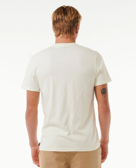 Surf Revival Hoffman Decal Tee - Bone