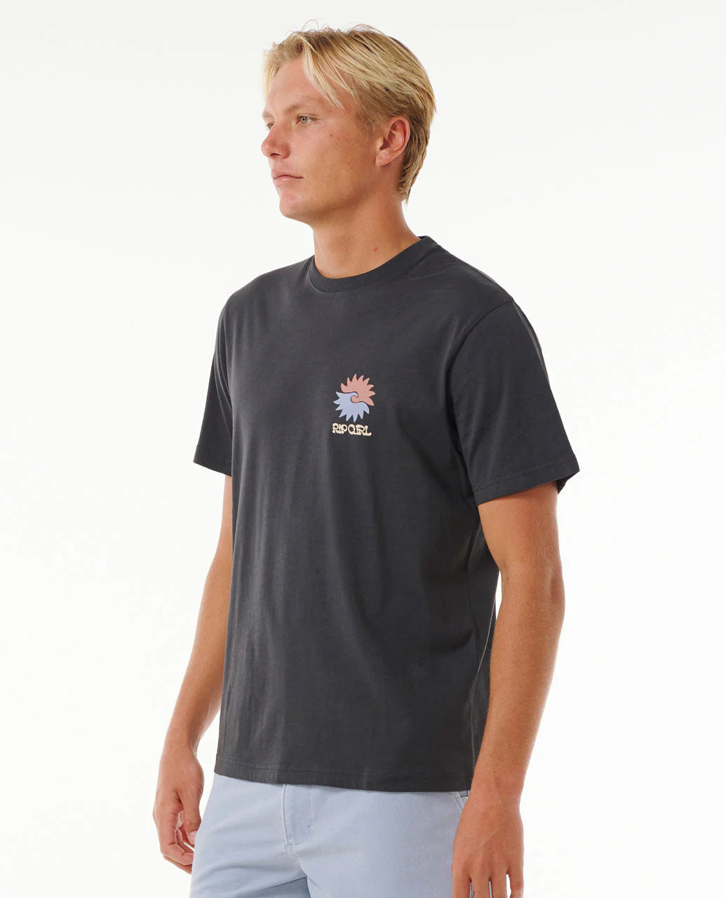 Saltwater Culture Breaker Tee - Washed Black