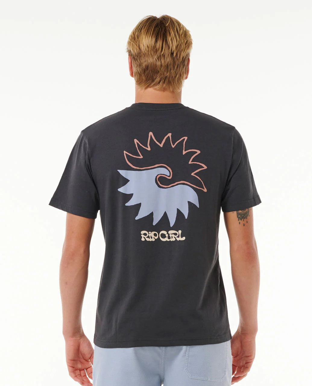 Saltwater Culture Breaker Tee - Washed Black
