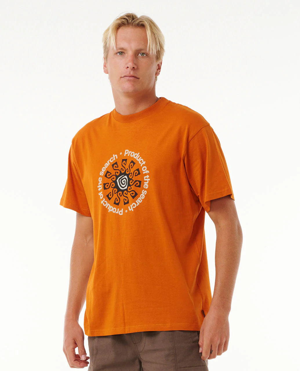 Search Sun Tee - Orange Amber