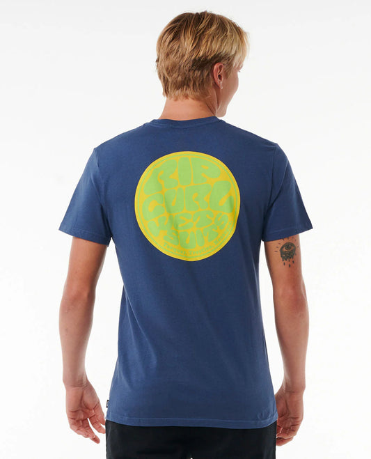 Passage Tee - Washed Navy