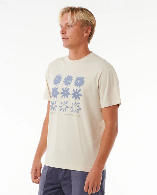 Saltwater Culture Flow Tee - Vintage White