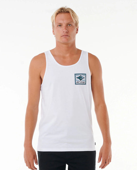 Throwback Tank - White