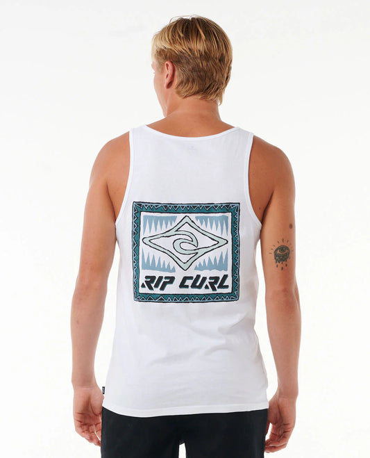 Throwback Tank - White