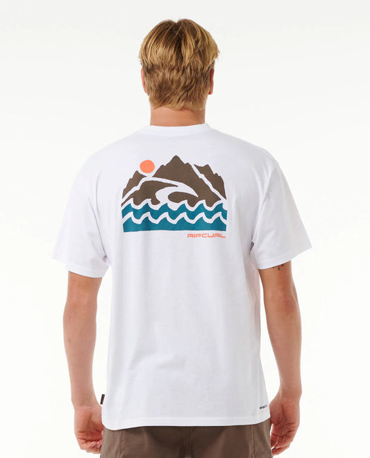 VaporCool Search Trek Tee - White
