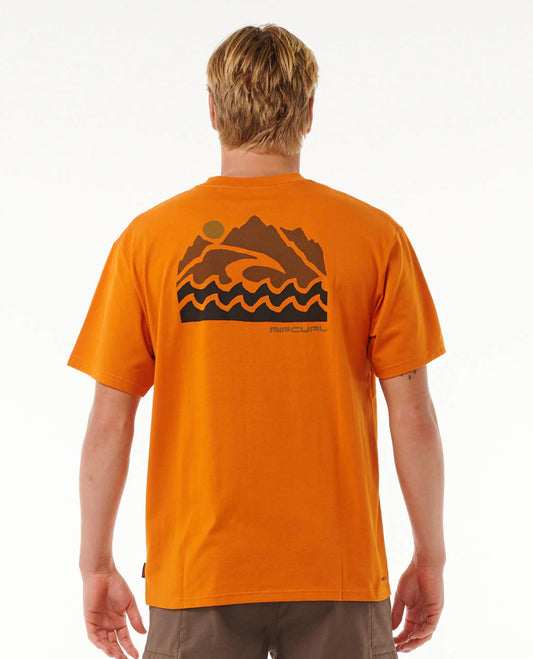 Vaporcool Search Trek Tee - Orange Amber