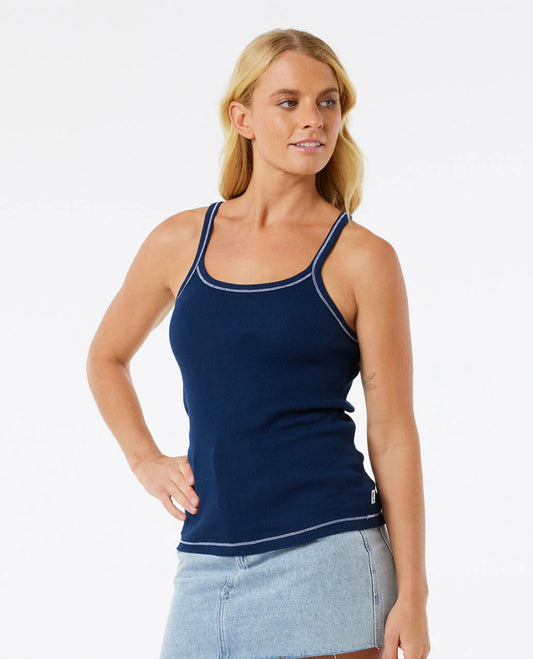 Steph Gilmore Rib Tank - Navy