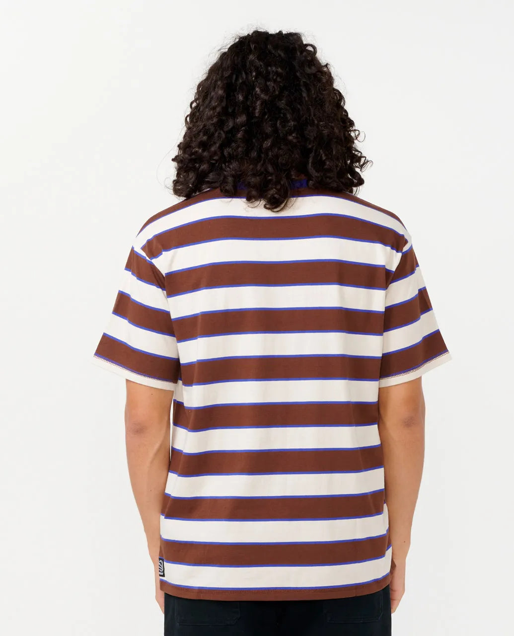 Archive Supercomp Stripe Tee - Dusted Chocolate