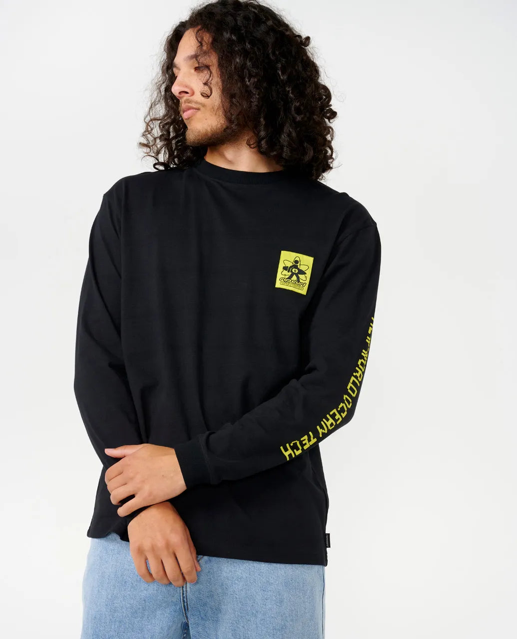 Archive Super Computer Long Sleeve Tee - Black