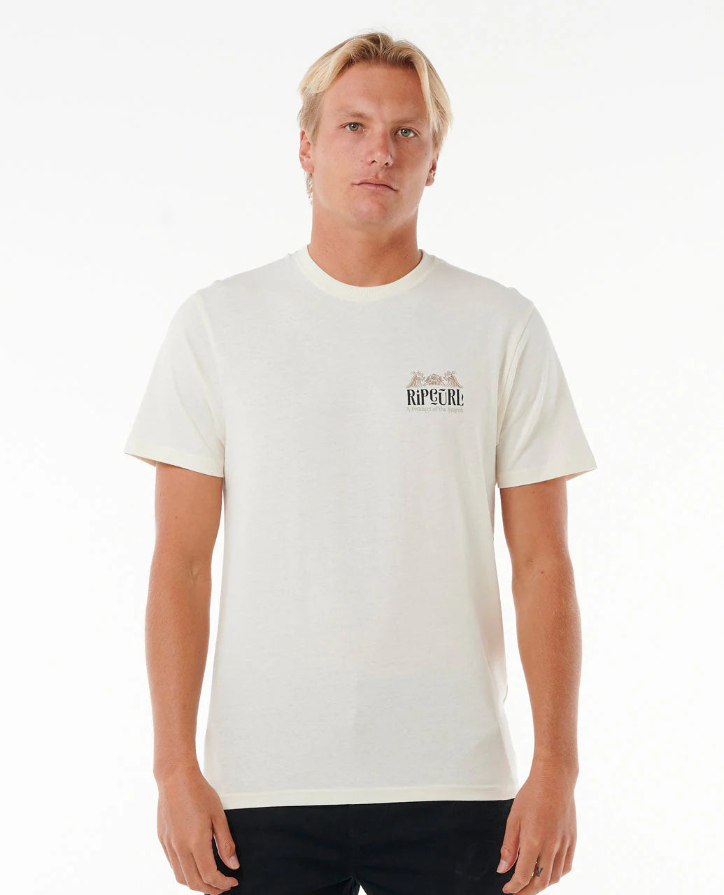 Down The Line Short Sleeve Tee - Bone