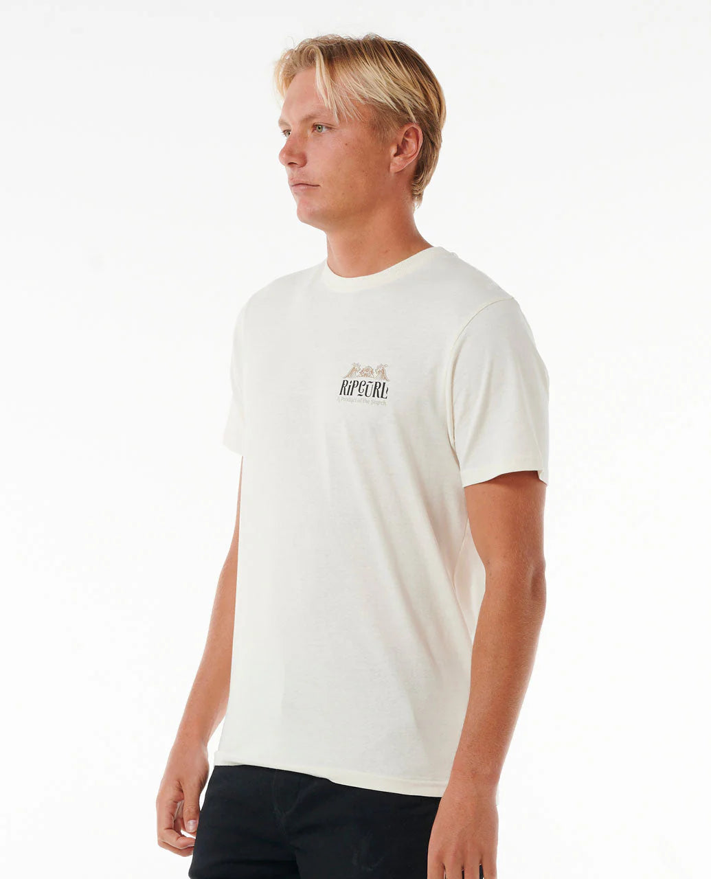 Down The Line Short Sleeve Tee - Bone