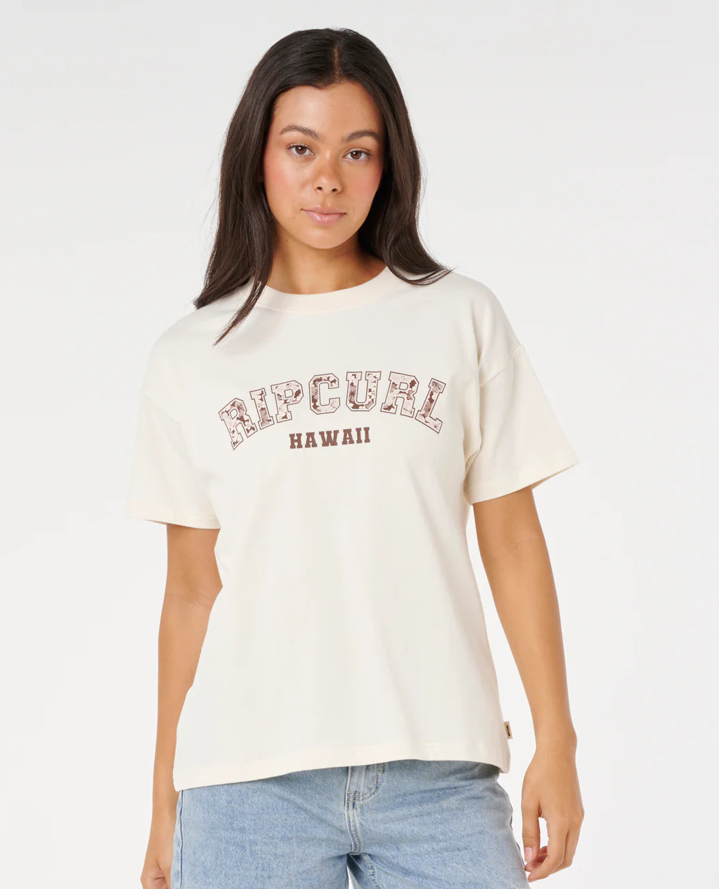 Varsity Relaxed Desto Tee - Bone