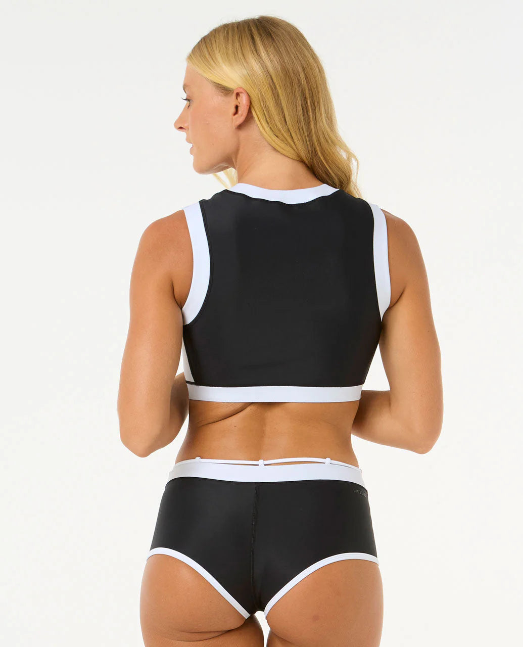 Coco Victoria Vergara Short Sleeve Vest - Black