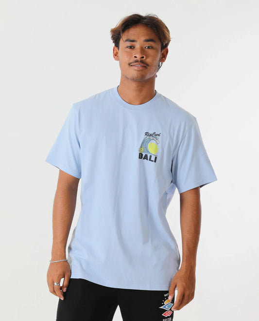 Bali Stoked Desto Tee - Blue