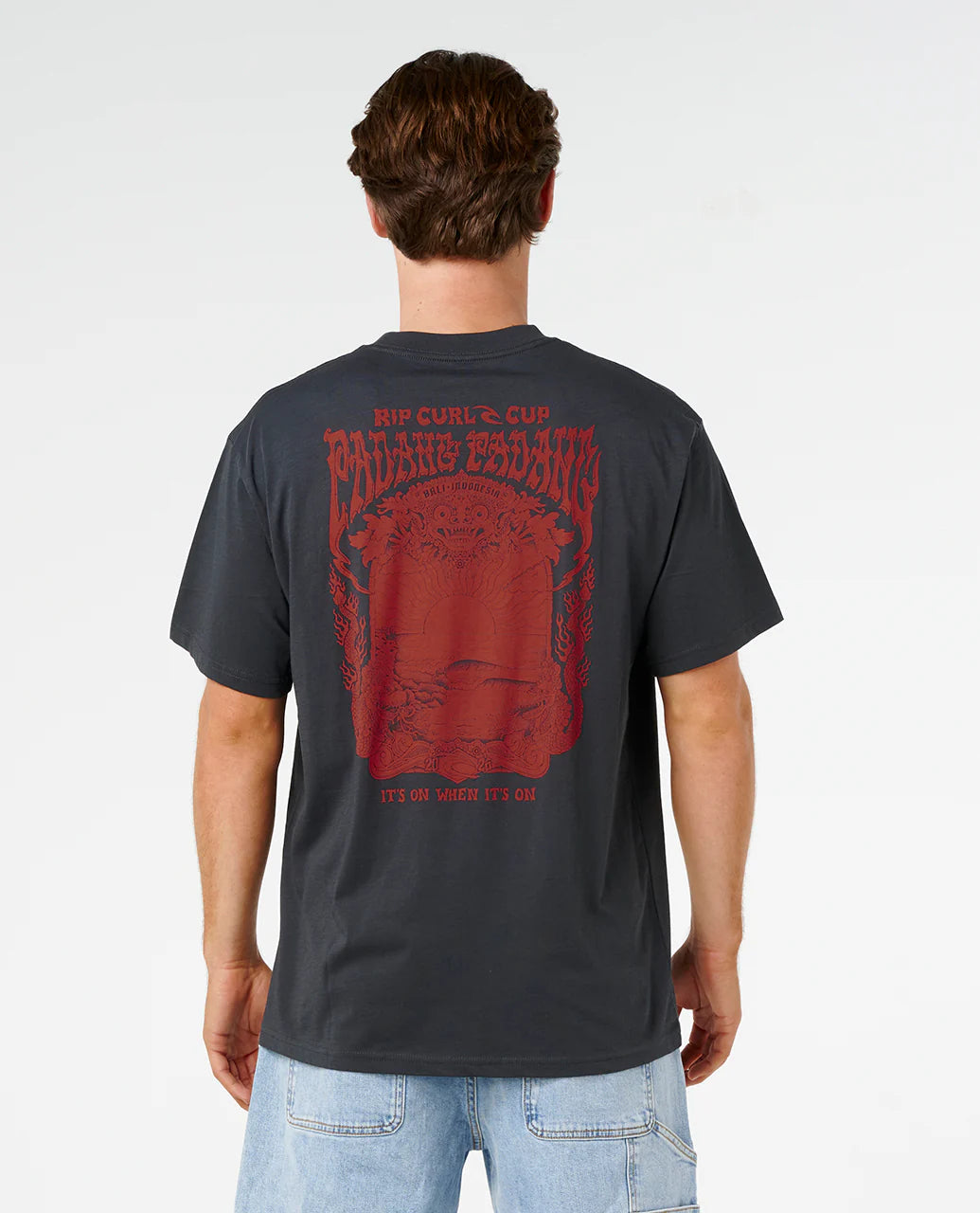 Padang Cup 26 Poster Tee - Men - Washed Black