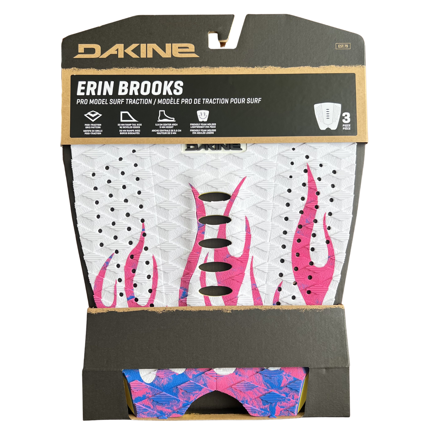 DK Erin Brooks Pro Surf Traction Pad - White/Black
