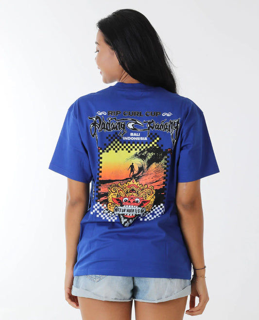 Padang Padang 25 Poster Tee - Cobalt
