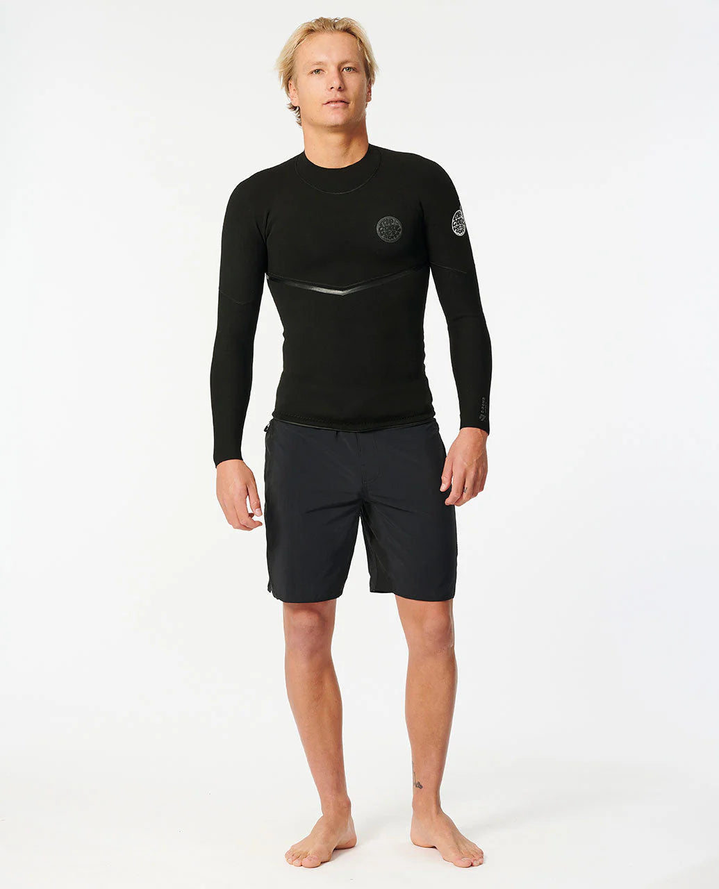 E-Bomb 1.5mm Long Sleeve Wetsuit Jacket - Black