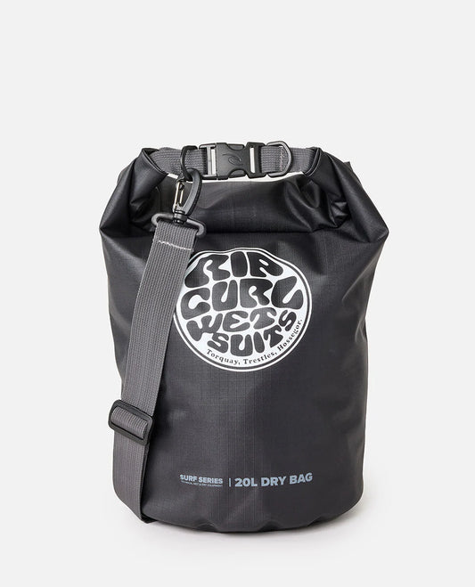 Surf Series Barrel Bag 20L - Black/Grey