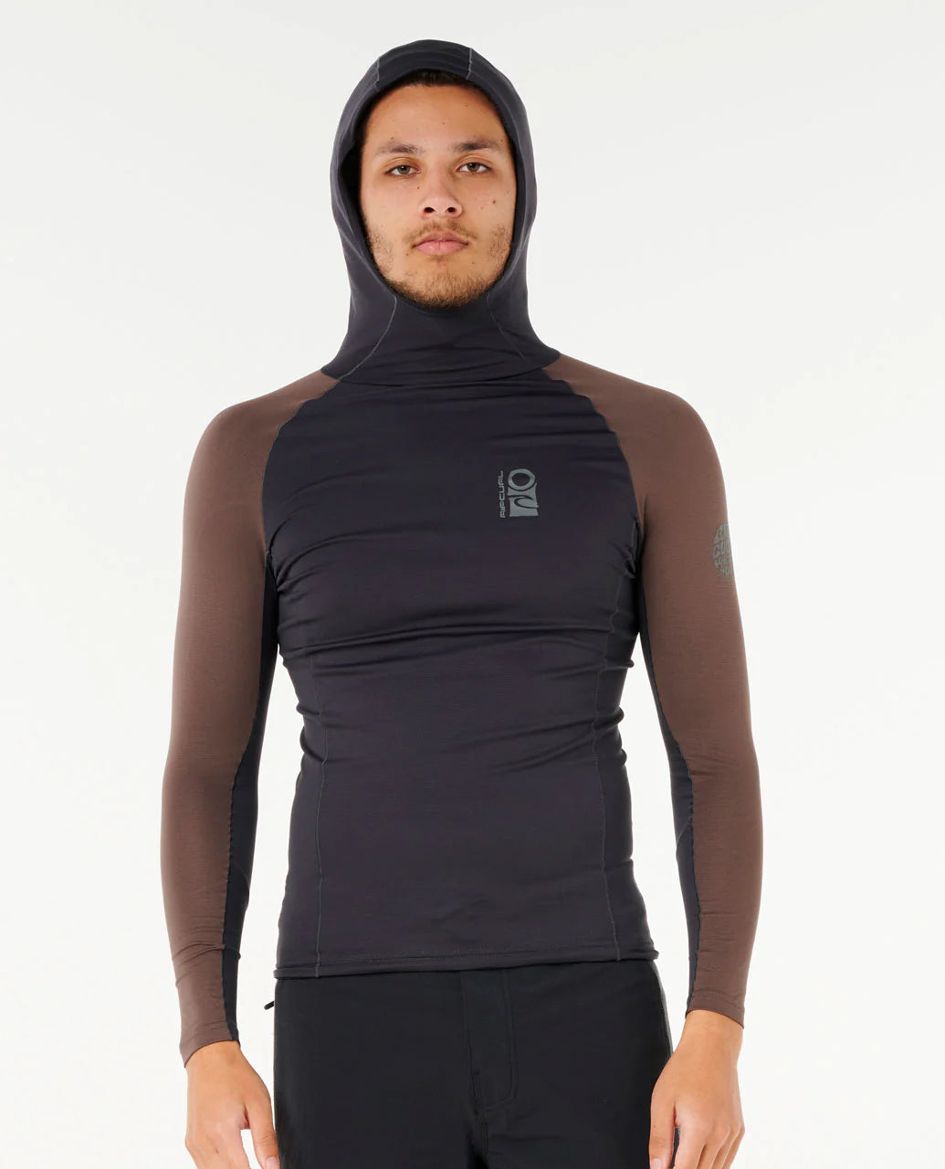 Search UPF Performance Long Sleeve Hood - Rock