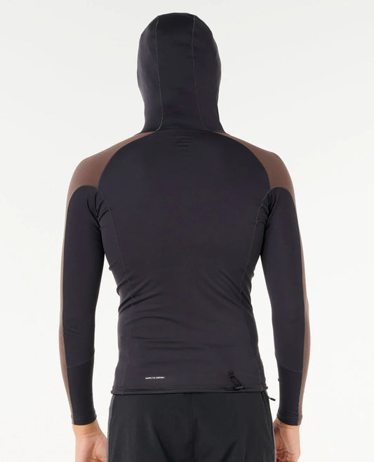 Search UPF Performance Long Sleeve Hood - Rock