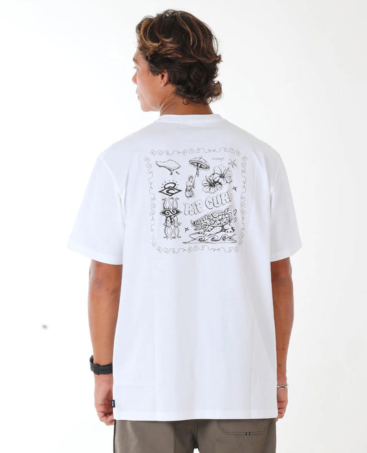 Bali Putu Surya Culture Tee - White