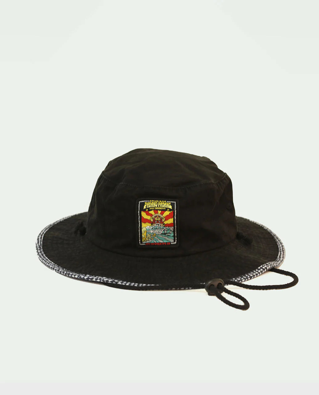 Padang Cup 24 Mid Brim Hat - Washed Black