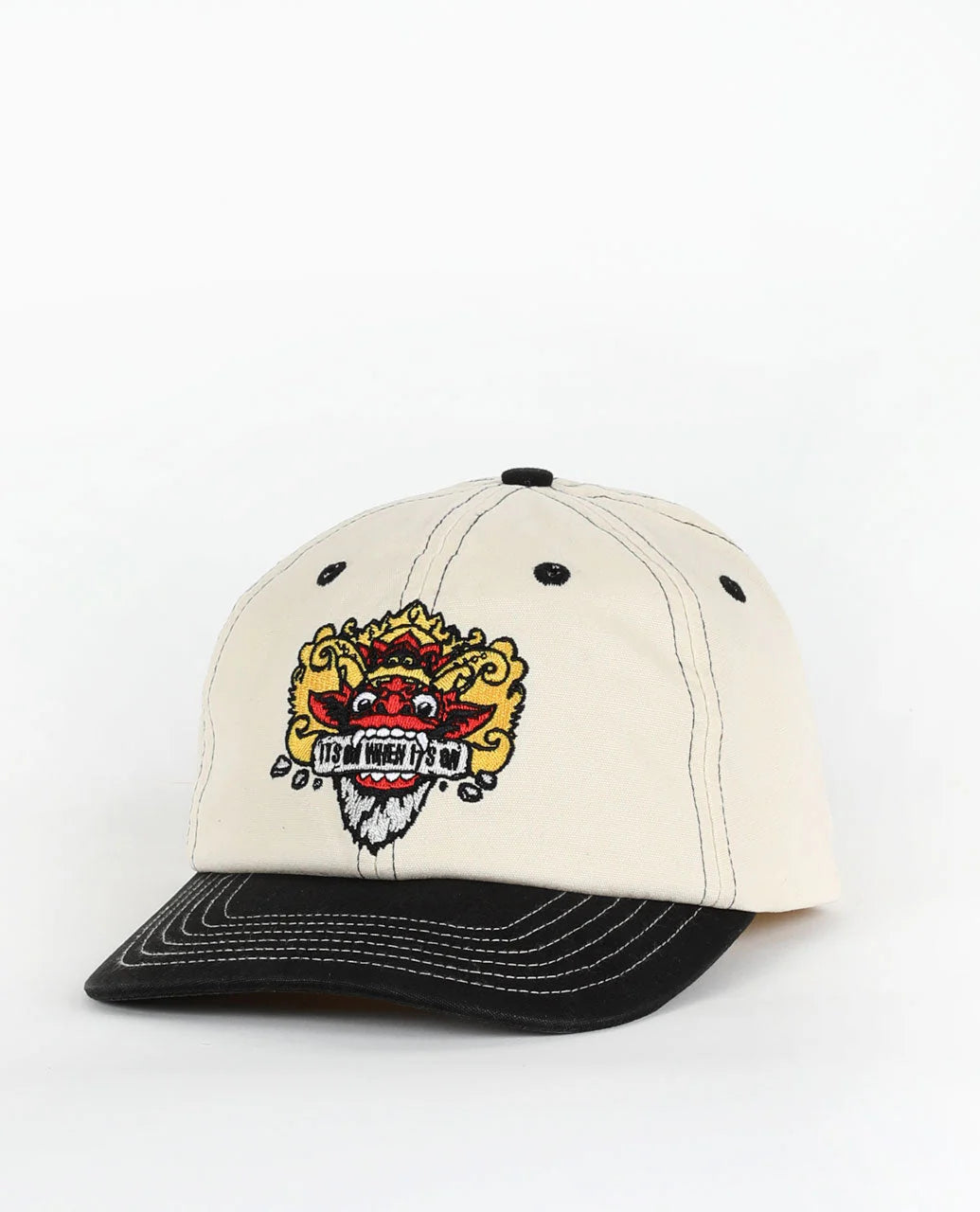 Padang Padang Cup 25 Adj Cap - Black/White