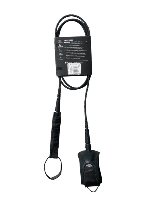 DK Kaimana Pro Comp Leash  6' x 3/16' - Black/Grey