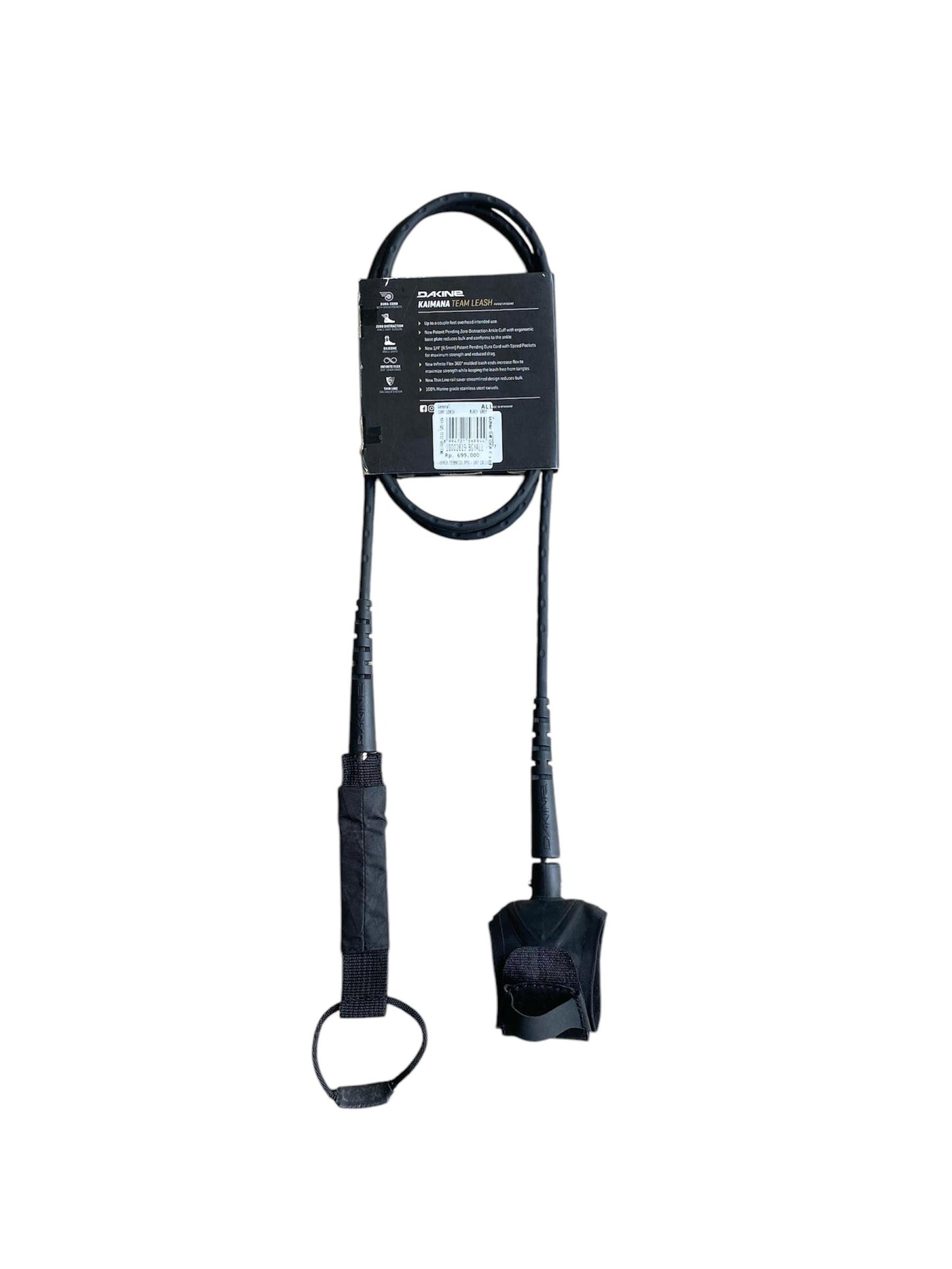 DK Kaimana Team 6' x 1/4' Surf Leash - Various Colors