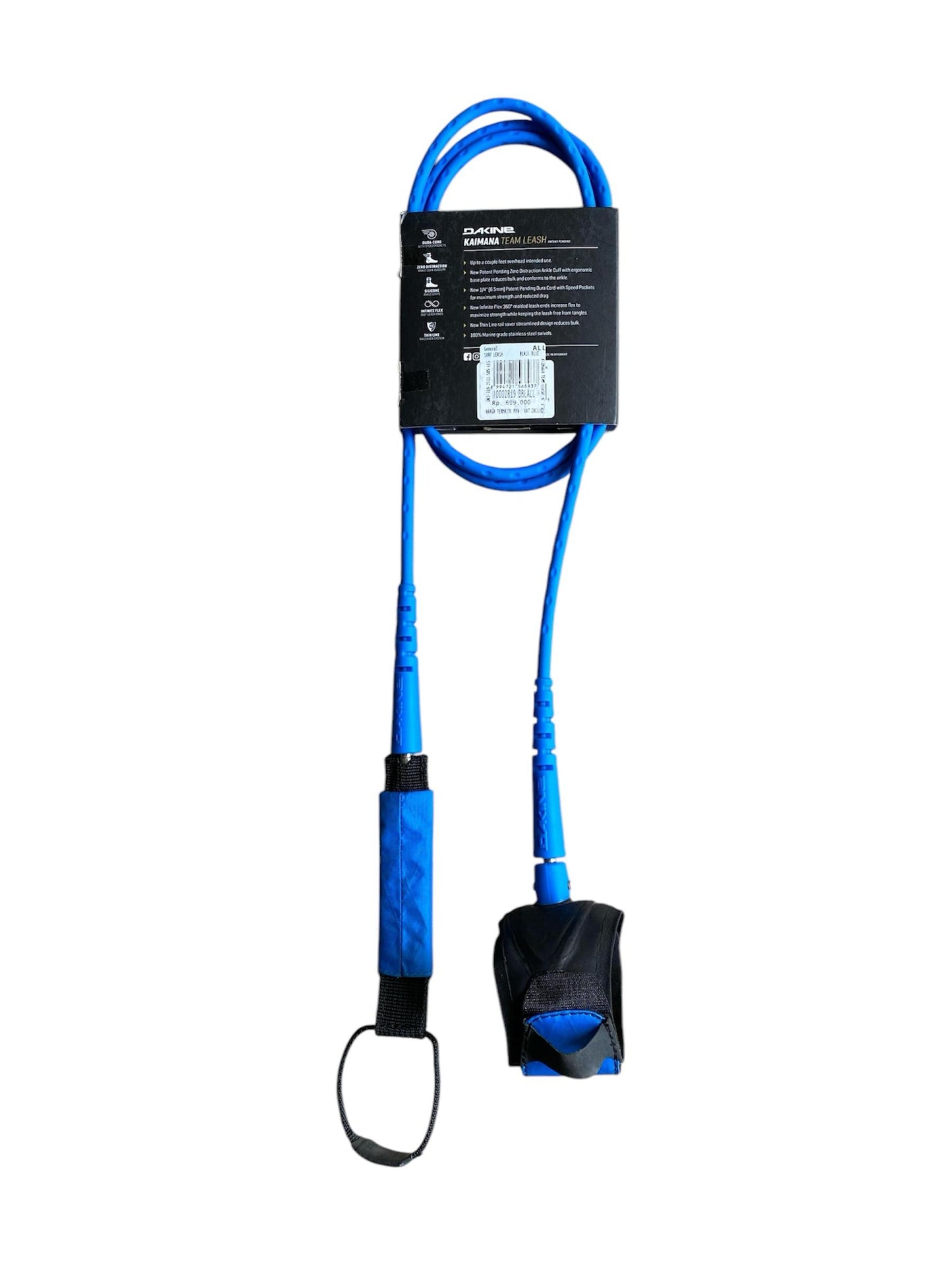 DK Kaimana Team 6' x 1/4' Surf Leash - Various Colors