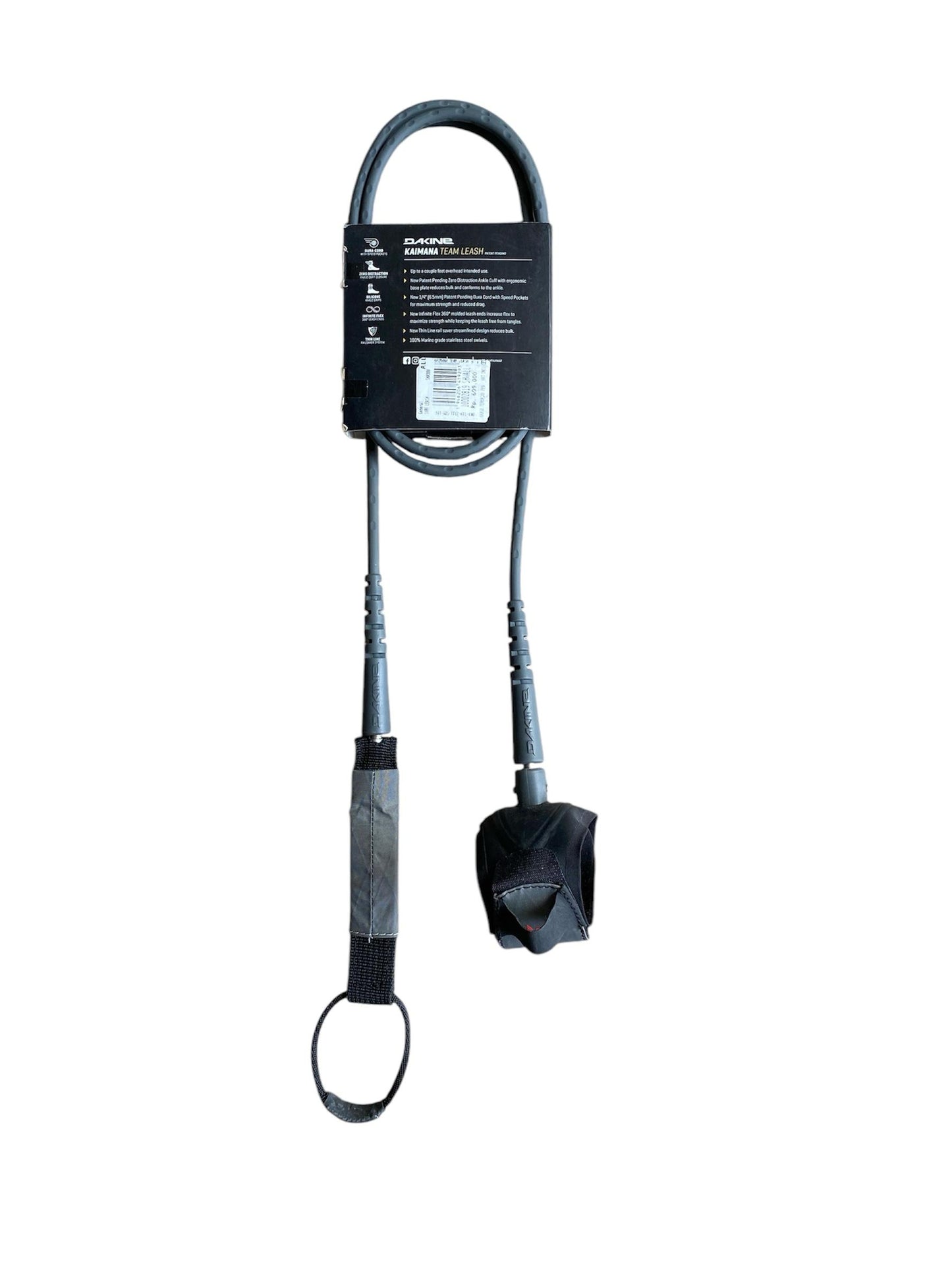 DK Kaimana Team 6' x 1/4' Surf Leash - Various Colors