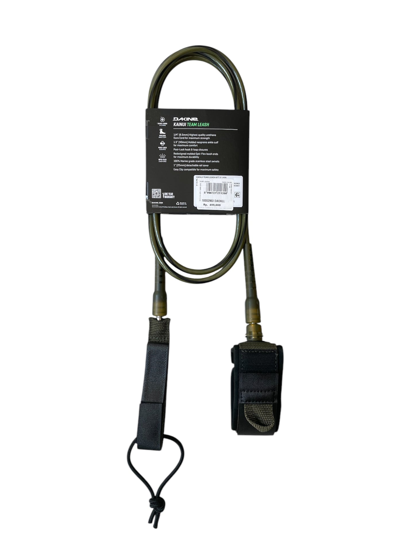 DK Kainui Team 6ft X 1/4in - Dark Olive