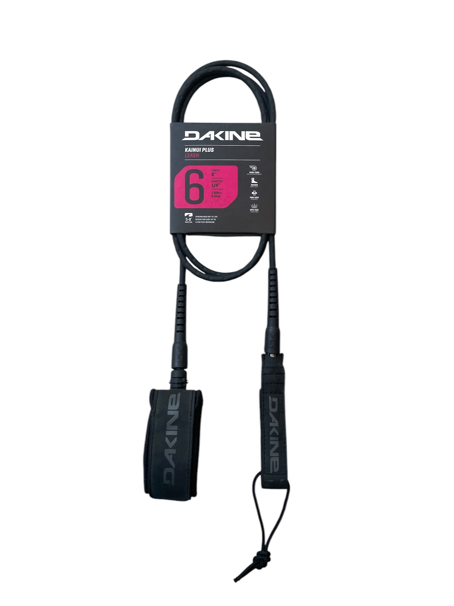 DK Kainui Plus 6' X 1/4" - Black/Grey