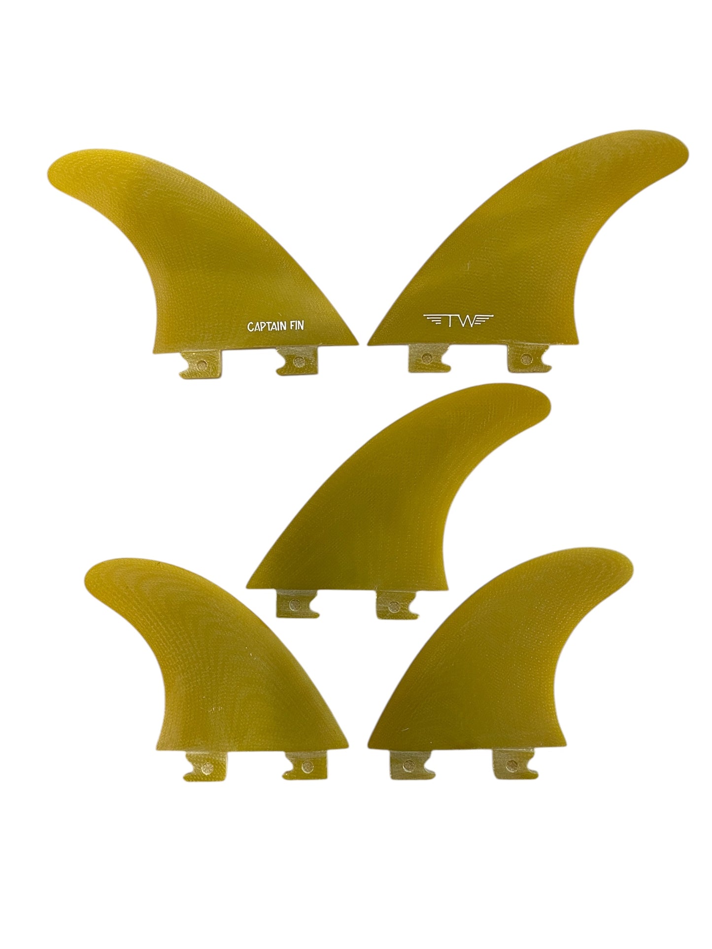 CF TW 5-Fin Large Snap In - Yellow